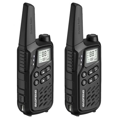 Krótkofalówka Baofeng BF-T25E czarna, 2 sztuki