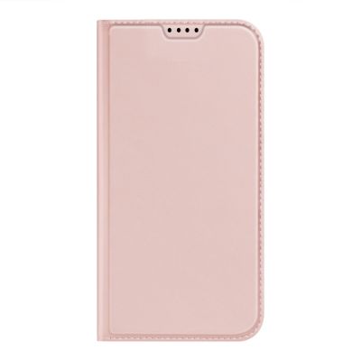 8. Etui do iPhone 15 Pro pokrowiec z klapką i portfelem Dux Ducis Skin Pro - różowe