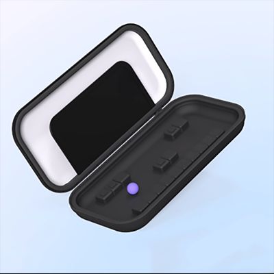 4. Etui Yoyoisles by Dux Ducis Air Bag na Nintendo Switch 2 - czarno-białe