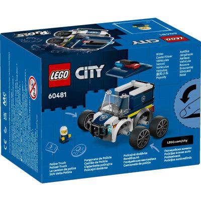 2. LEGO City 60481 Wyścigówki: ciężarówka policyjna