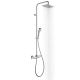 3. Hansgrohe Showerpipe 230 system prysznicowy 2 głowic(e) Ściana Czarny
