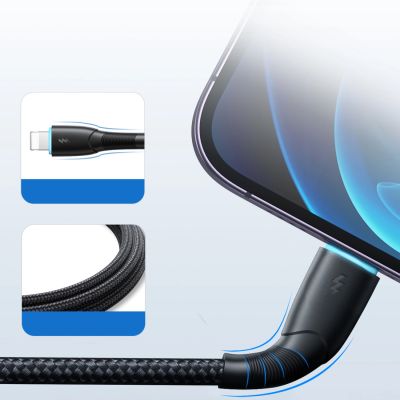 12. Kabel Joyroom Starry Series SA32-AL3 3A USB-A / Lightning 1m - czarny