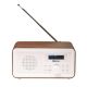 Radio DAB+/FM Denver DAB-30DW dark wood