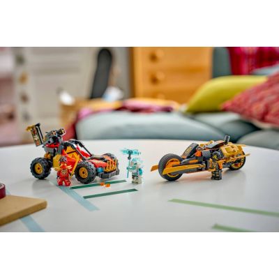 11. LEGO Ninjago 71864 - Wielofunkcyjne pojazdy Kaia i Cole'a