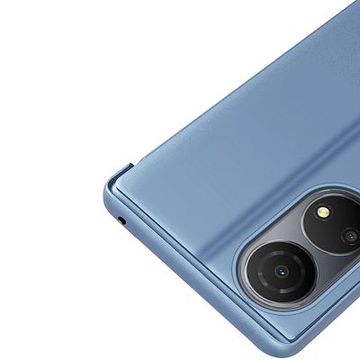 8. Clear View Case etui Honor X7 / Honor Play 30 Plus pokrowiec z klapką czarne