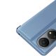 8. Clear View Case etui Honor X7 / Honor Play 30 Plus pokrowiec z klapką czarne