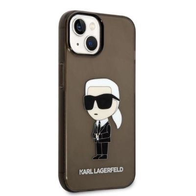4. Etui Karl Lagerfeld Ikonik Karl na iPhone 14 Plus - czarne