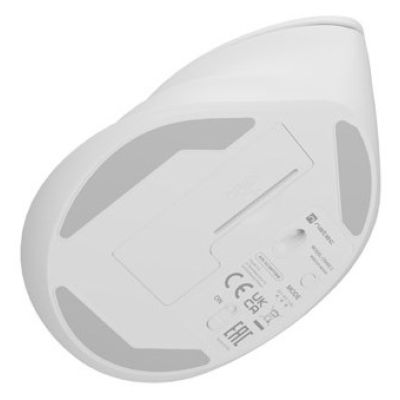 8. NATEC MYSZ WERTYKALNA CRAKE 2 BEZPRZEWODOWA 2400DPI BT 5.2 +2.4GHZ BIAŁA