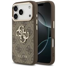Etui Guess 4G Big 4G Classic Logo na iPhone 17 Pro Max / 18 Pro Max - brązowo-złote