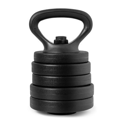 26. Zestaw hantli 4w1 (sztanga, hantle, kettlebell, podpórki do pompek) Spokey PONDUS SET 20 kg