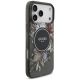 4. Etui Guess IML Flowers Pearl Strap MagSafe na iPhone 18 Pro Max / 17 Pro Max - czarne