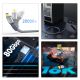 3. Kabel Wozinsky WPS-16AYL3S DisplayPort 2.1 Certyfikowany VESA 80 Gb/s 16K@60Hz 8K@120Hz 4K@240Hz HDR HDCP DSC 3m - czarny