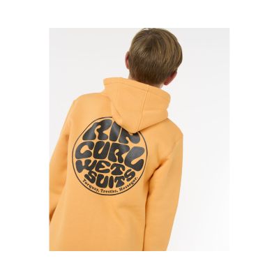 3. Bluza RIP CURL Wetsuit Icon Hood-Kid turkusowy