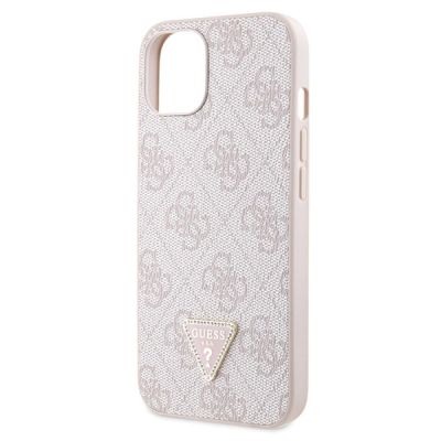 7. Etui Guess Crossbody 4G Metal Logo na iPhone 14 Pro Max - różowe
