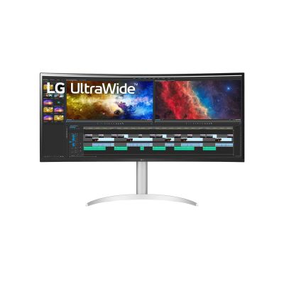 10. LG 38BQ85C-W monitor komputerowy 95,2 cm (37.5") 3840 x 1600 px Quad HD+ Biały