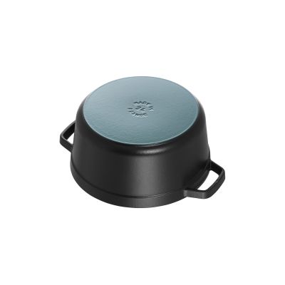 7. Garnek żeliwny okrągły wysoki STAUB 40502-285-0 - czarny 4.8 ltr