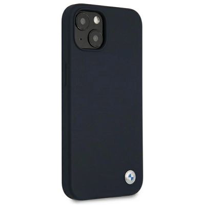 3. Etui BMW Silicone Signature na iPhone 13 mini - granatowe