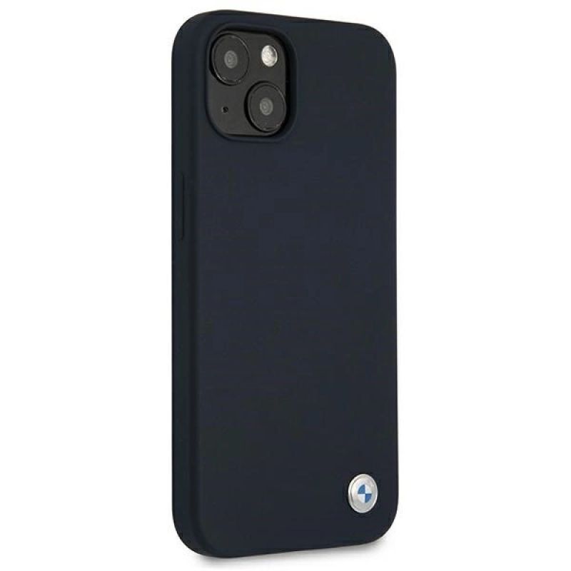 3. Etui BMW Silicone Signature na iPhone 13 mini - granatowe