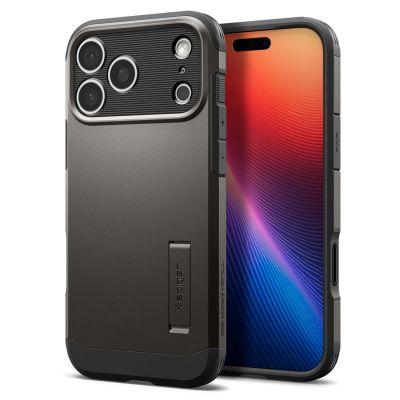 11. Etui Spigen Tough Armor "T" MagSafe na iPhone 17 Pro Max - szare