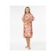 2. Ponczo dziewczęce RIP CURL Mixed Cotton Hooded Towel-Girl czerwone