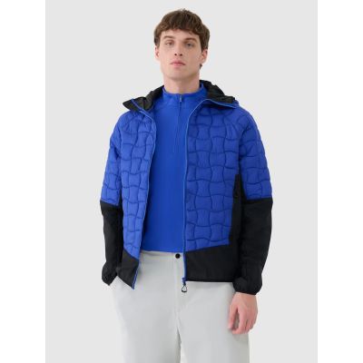 8. Kurtka puchowa trekkingowa z wypełnieniem Primaloft Black męska 4F 4FWSS25TTJAM697-36S