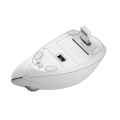 3. Mysz TRUST Verto Wireless vertical ergonomic White
