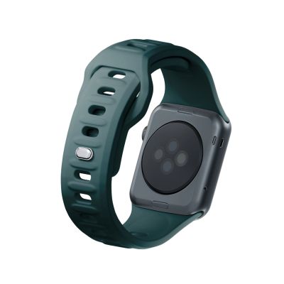 7. Pasek silikonowy 3mk Silicone Watch Strap do Apple Watch 38 / 40 / 41 mm - zielony