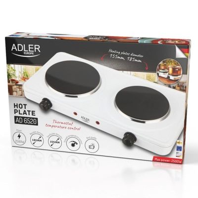 10. Kuchenka elektryczna dwupalnikowa ADLER AD 6520