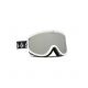 Gogle snowboardowe Volcom FOOTPRINTS WHITE RERUN/SILVER CHROME lustra srebne  (VG0622316)