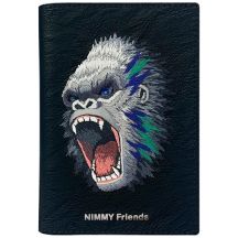 Etui Nimmy Raptor Gorilla na paszport / portfel - czarne