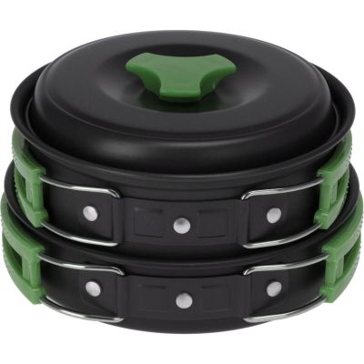 7. MENAŻKA ZESTAW TURYSTYCZNY GARNEK PATELNIA 2SZT REDCLIFFS