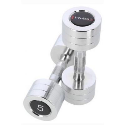 3. Hantle chromowane 2x5 kg HMS CHD05