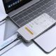 2. Kabel Dudao L25C USB-C 1m 60W w miękkim silikonowy oplocie - czarny