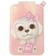 Portfel Magnetyczny Nimmy New Big-Eye Cute Pets 2.0 Dog ze stojakiem na telefon - różowy