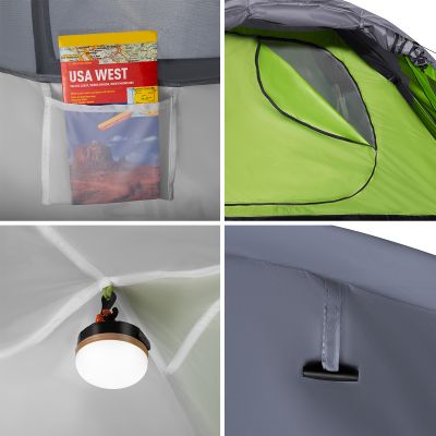 12. NC6006 ZIELONO-SZARY NAMIOT KEMPINGOWY DISCOVERY NILS CAMP