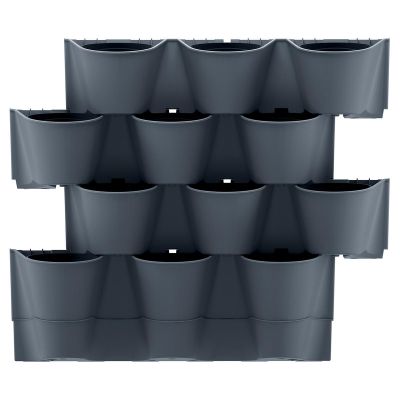 14. KWIETNIK OGRÓD WERTYKALNY WISZĄCY ANTRACYT