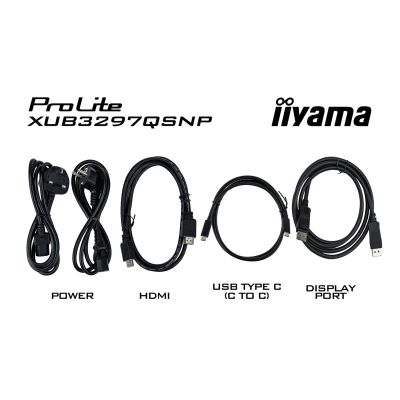 4. Monitor IIYAMA 80.0cm (32,0") XUB3297QSNP-B1 16:9 2xHDMI+DP+USB-C
