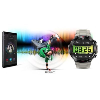 8. Smartwatch GIEWONT Pionier GPS GW460-3 - Light Stone