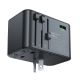 7. Adapter ładowarka podróżna Acefast Z1 GaN 75W PD 3x USB-C 2x USB-A - czarny