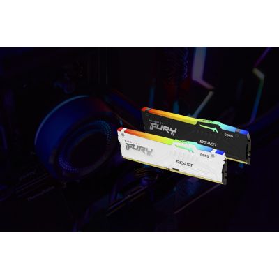 5. Kingston Technology FURY Beast RGB moduł pamięci 32 GB 2 x 16 GB DDR5 5200 MT/s