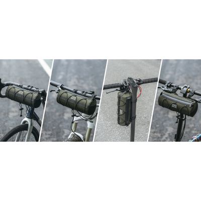 9. Torba Rockbros 30110049001 rowerowa na kierownicę 2 l - zielona