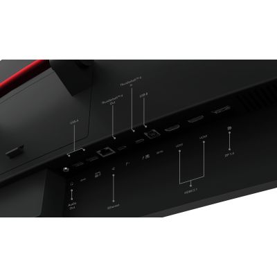 20. Lenovo ThinkVision P49w-30 monitor komputerowy 124,5 cm (49") 5120 x 1440 px Dual WQHD LED Czarny