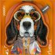 6. Etui Nimmy Cool&Cute 2.0 Dog na iPhone 17 Pro z magnetyczną zawieszką - pomarańczowe