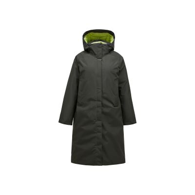 Płaszcz PEAK PERFORMANCE W Treeline Down Coat zielony