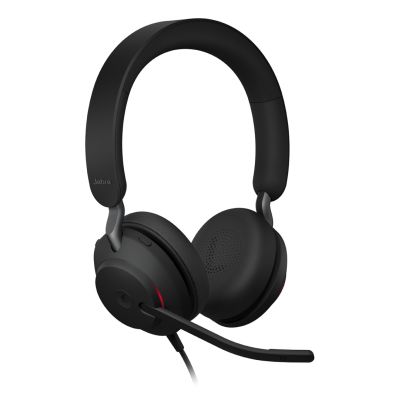Jabra Evolve2 40 SE Zestaw słuchawkowy Przewodowa Opaska na głowę Połączenia/muzyka USB Type-C / USB Type-A Czarny