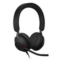 Jabra Evolve2 40 SE Zestaw słuchawkowy Przewodowa Opaska na głowę Połączenia/muzyka USB Type-C / USB Type-A Czarny