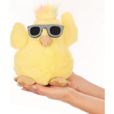 8. KURCZAK W OKULARACH 19CM DEKORACJA WIOSENNA