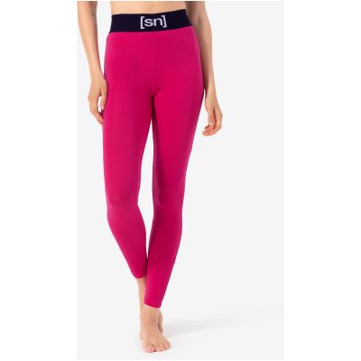2. Legginsy termoaktywne damskie SUPER.NATURAL W Tundra 175 Tight różowe