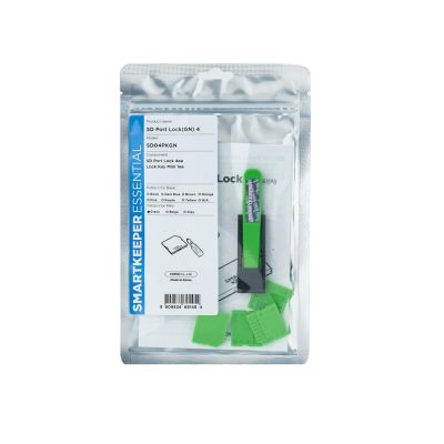 Smartkeeper SD04PKGN bloker portów Blokada portu SD card Zielony Plastik 1 szt.