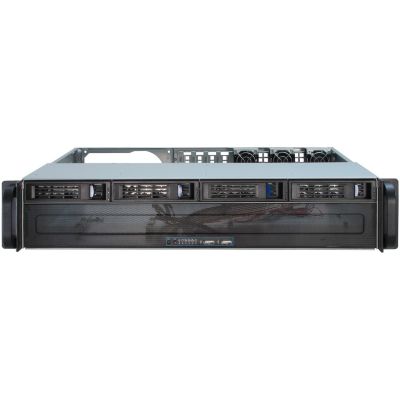 4. Inter-Tech IPC 2U-2404S Rack Czarny, Srebrny